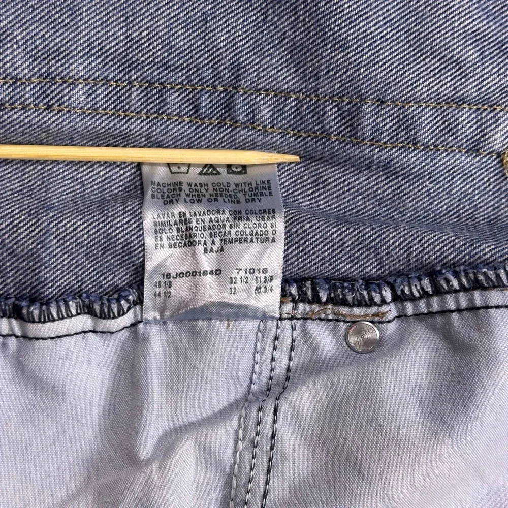Lee Regular Fit Straight Leg Men's W42xL28 (Tag 44x32) Blue Denim Jeans 2100289‎